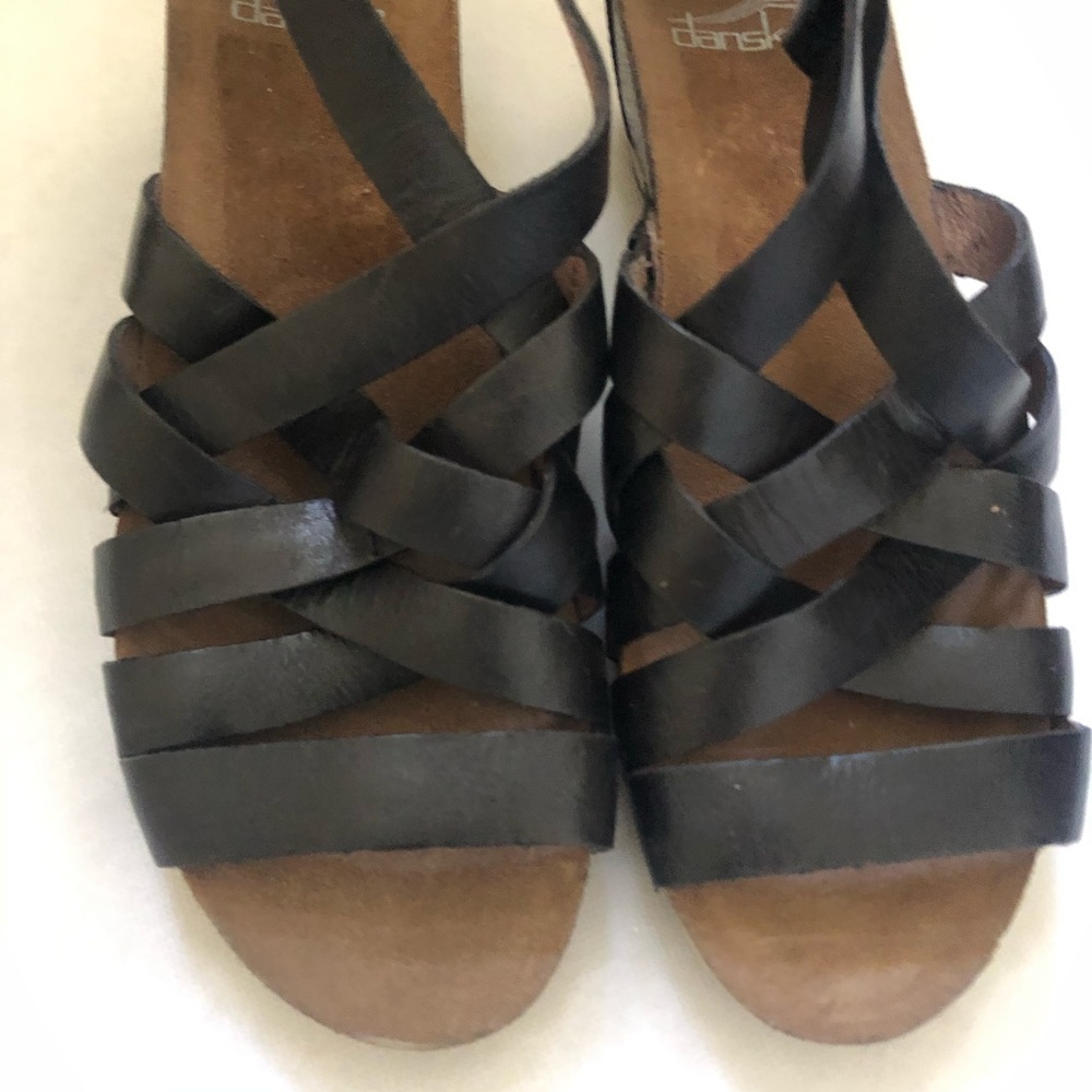 Dansko black flat sandals size 5 - Picture 6 of 6